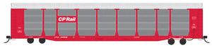 HO Scale Bi-Level Auto Rack - CP Rail on CPAA Flat Car