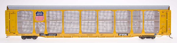 N Scale Bi-Level Auto Rack  - Union Pacific on TTGX Flat Car