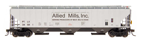 N 4750 Cubic Foot Rib-Sided 3-Bay Hopper - Allied Mills