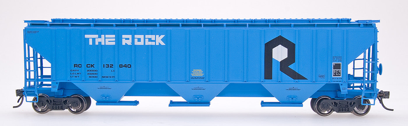 HO 4750 Cubic Foot Rib-Sided 3-Bay Hopper - The Rock
