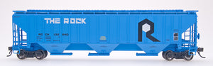 HO 4750 Cubic Foot Rib-Sided 3-Bay Hopper - The Rock