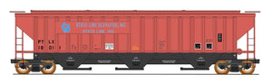 N 4750 Cubic Foot Rib-Sided 3-Bay Hopper - State Line Elevator