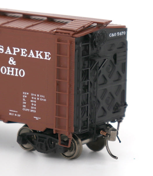 1397 AAR 40' 10'0" Boxcar - C & O  w/ Deco Ends Original Paint