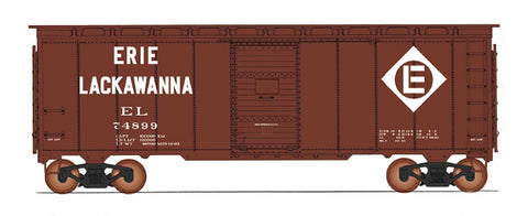 1397 AAR 40' 10'6" Boxcar - Erie Lackawanna