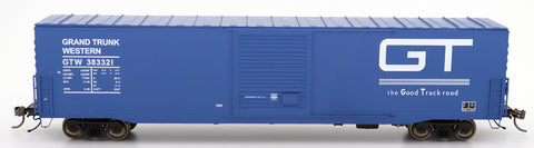 60' PS-1 Boxcar - Grand Truck Western - Blue