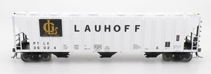 4785 PS2-CD Covered Hopper - Late End Frame - Lauhoff Grain - Round Hatch