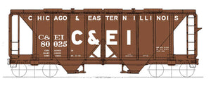 1958 cu. ft. 2-Bay Hopper - Chicago & Eastern Illinois