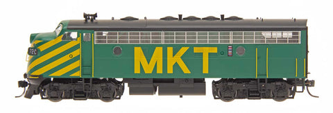 N EMD F7A Locomotive - MKT - Green