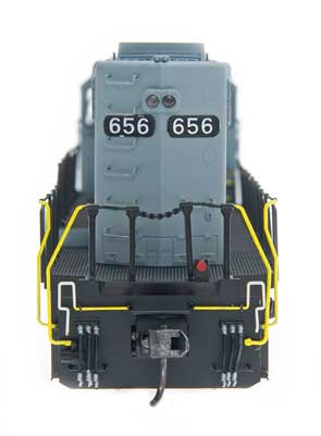 HO SD40-2 Locomotive - Kansas City Southern- Grey