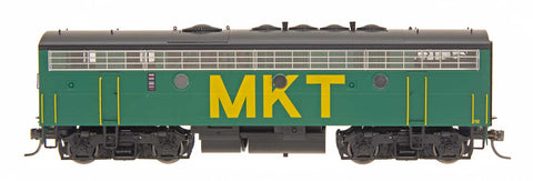N EMD F7B Locomotive - MKT - Green