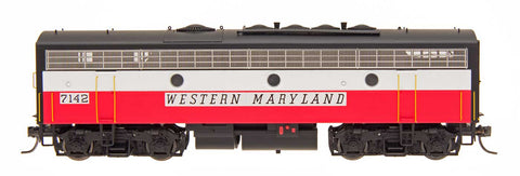 N EMD F7B Locomotive - Western Maryland - Circus