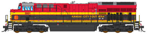 HO Tier 4 GEVO Locomotive - Kansas City Southern